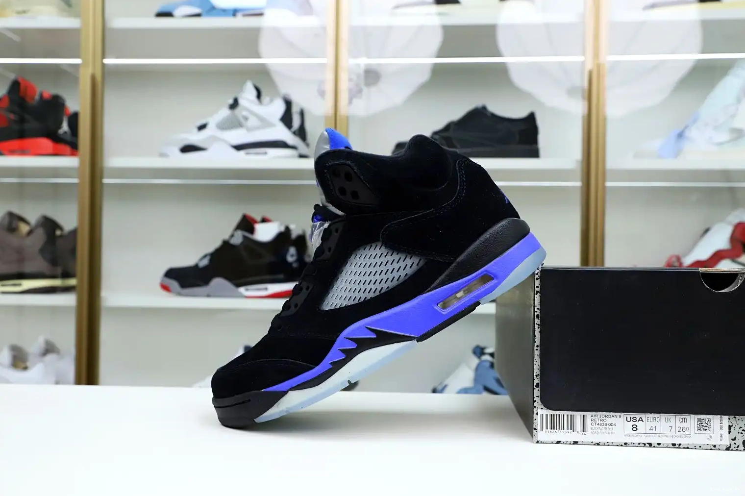 JORDAN AIR Kimikick BLUE' 5 RETRO JORDAN AIR 'RACER 0510